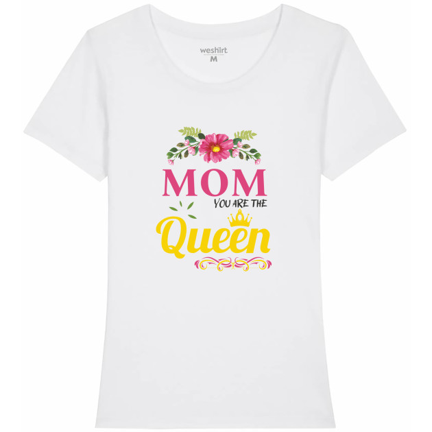 Дамска тениска "Mom you are the queen" 