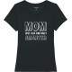Дамска тениска "MOM just like DAD only smarter" 