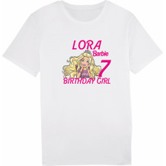 Тениска за Рожден Ден "Барби" Тениска за Рожден Ден "Барби"