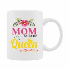 Керамична чаша "Mom you are the queen" Керамична чаша "Mom you are the queen"