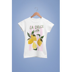 Тениска La Dolce Vita - Lemon