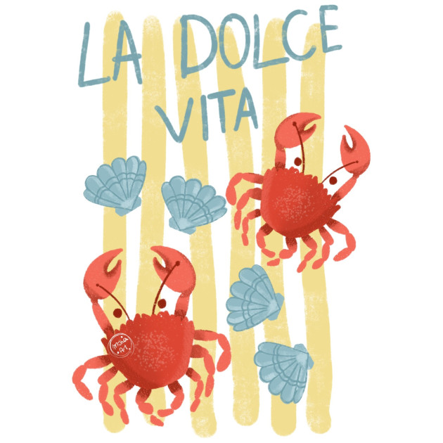 Тениска La Dolce Vita - Crab Тениска La Dolce Vita - Crab