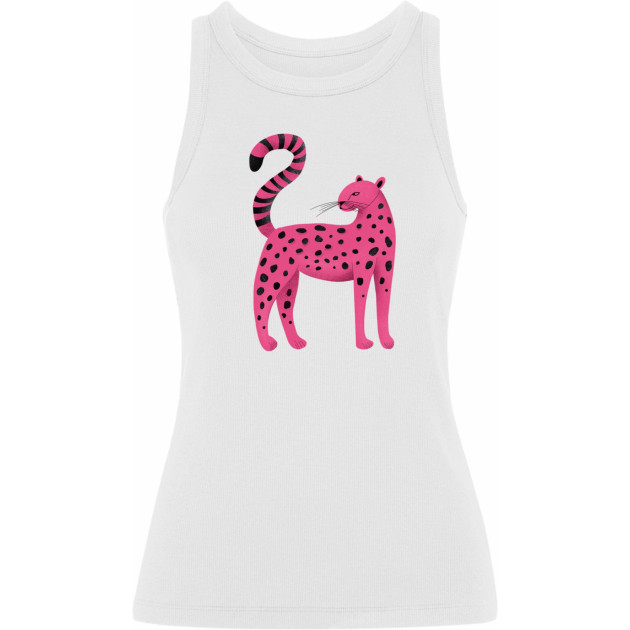 Памучен потник Pink cheetah