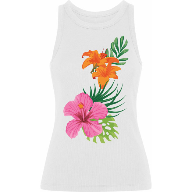 Памучен потник Tropical Flowers