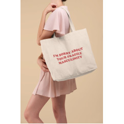 Памучна чанта/Tote Bag "I’M SORRY ABOUT YOUR FRAGILE MASCULINITY" Памучна чанта/Tote Bag "I’M SORRY ABOUT YOUR FRAGILE MASCULINITY"