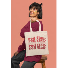 Памучна чанта/Tote Bag "red flag." Памучна чанта/Tote Bag "red flag."