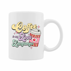 Керамична чаша "Coffee is my love language 2" Керамична чаша "Coffee is my love language 2"