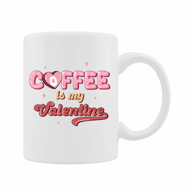 Керамична чаша "Coffee is my Valentine 2"