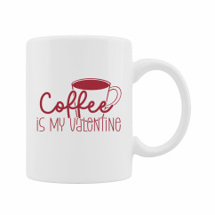Керамична чаша "Coffee is my Valentine" Керамична чаша "Coffee is my Valentine"