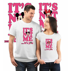 Комплект тениска Mickey and Minnie It's not me