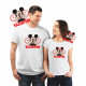 Комплект тениска Mickey and Minnie Valentine