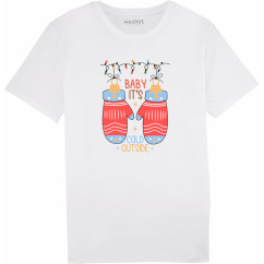 Коледна тениска "Baby it's cold outside"