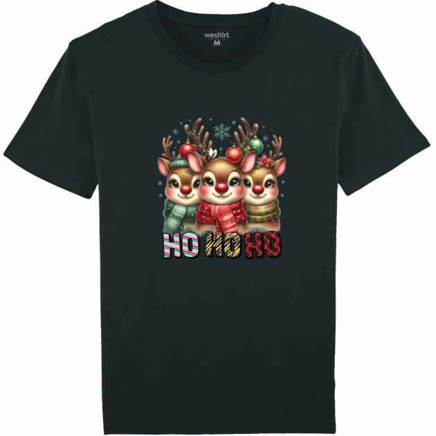 Коледна тениска "HO-HO-HO"