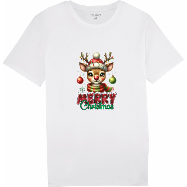 Коледна тениска "Merry Cristmas Deer"