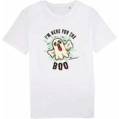Тениска "I'm here for the Boo" 