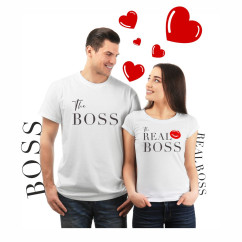 Комплект тениска "The BOSS and The Real BOSS" 