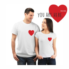 Комплект тениска "You are here"