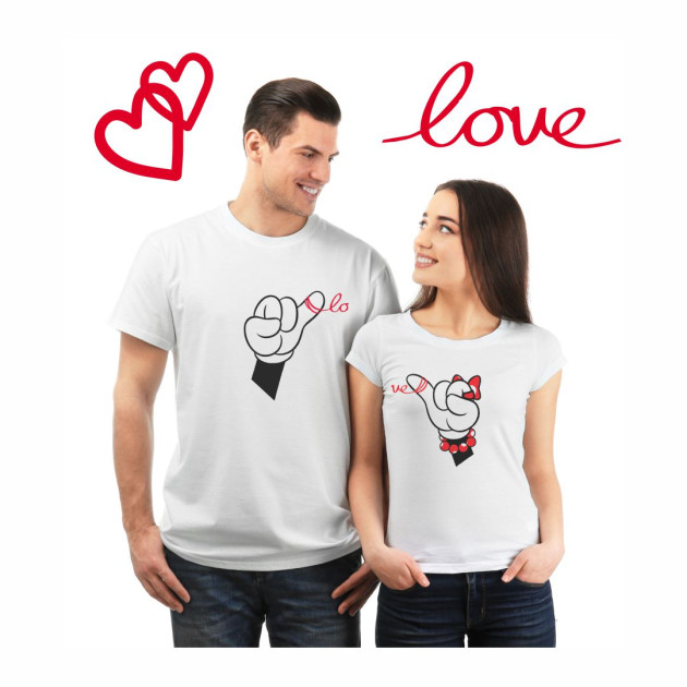 Комплект тениска "Mouse Love" 